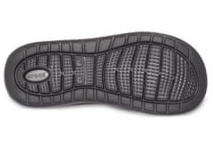 Crocs LiteRide Flip-Flops Unisex, 39-40 EU, M7W9, Žabky, Šlapky, Papuče, Black/Slate Grey, Čierna, 205182-0DD