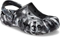 Crocs Baya Marbled Clogs pre mužov, 45-46 EU, M11, Dreváky, Šlapky, Papuče, Black/White, Čierna, 206935-066