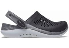 Crocs LiteRide 360 Clogs pre deti, 36-37 EU, J4, Dreváky, Šlapky, Papuče, Black/Slate Grey, Čierna, 207021-0DD