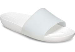 Crocs Splash Glossy Slides pre ženy, 36-37 EU, W6, Šlapky, Sandále, Papuče, White, Biela, 208538-100