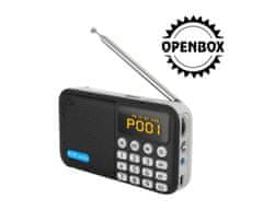 OpenBox Rádio Openbox DAB P8 DAB/FM prenosné, Bluetooth, MP3, TF/MicroSD