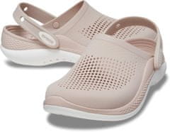 Crocs LiteRide 360 Clogs pre mužov, 45-46 EU, M11, Dreváky, Šlapky, Papuče, Pink Clay/White, Ružová, 206708-6VW