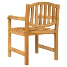 Petromila vidaXL Záhradné stoličky 4 ks 58x59x88 cm tíkové masívne drevo