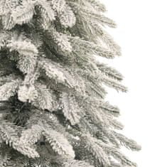 Vidaxl Umelý vianočný stromček so snehovými vločkami 180 cm