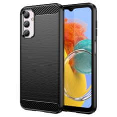 IZMAEL Carbon Shield TPU puzdro pre Samsung Galaxy M14 - Čierna KP28577