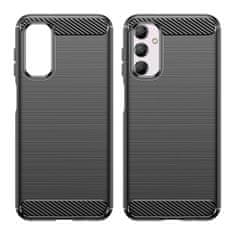 IZMAEL Carbon Shield TPU puzdro pre Samsung Galaxy M14 - Čierna KP28577