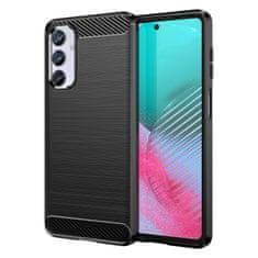 IZMAEL Carbon Shield TPU puzdro pre Samsung Galaxy M54 - Čierna KP28575