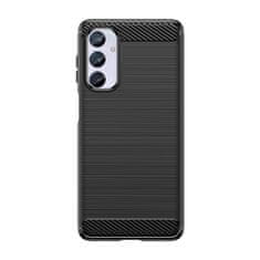 IZMAEL Carbon Shield TPU puzdro pre Samsung Galaxy M54 - Čierna KP28575