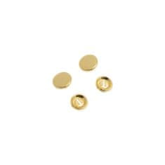 PRYM Poťahovacie gombíky, 11 mm, 7 ks, zlaté farby