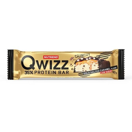 Nutrend Tyčinka QWIZZ PROTEIN BAR slaný karamel 60g