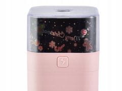 Verk  24337 Zvlhčovač vzduchu ultrazvukový s LED projektorom ružový