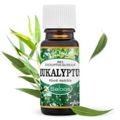 Saloos Éterický olej 100% EUKALYPTUS Austrália 10 ml