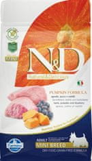 N&D PUMPKIN Dog GF Lamb & Blueberry Adult Mini 800 g