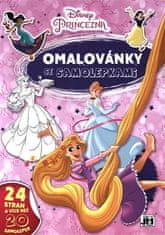 Jiri Models Maľovanky A4 so samolepkami - Disney Princezné