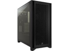 Corsair 4000D Airflow TG ATX mid-tower, čierna