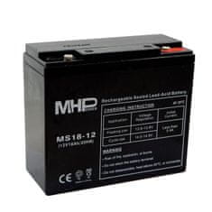 MHpower Pb akumulátor VRLA AGM 12V/18Ah (MS18-12)