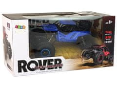 Lean-toys RC auto na diaľkové ovládanie 1:16 čierna modrá