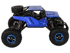 Lean-toys RC auto na diaľkové ovládanie 1:16 čierna modrá