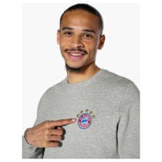 FAN SHOP SLOVAKIA Mikina FC Bayern Mníchov, šedá, dlhý rukáv, 90% bavlna | XL