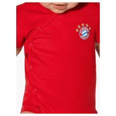 FAN SHOP SLOVAKIA Detské body FC Bayern, farebný znak klubu, krátke, bavlna | 68