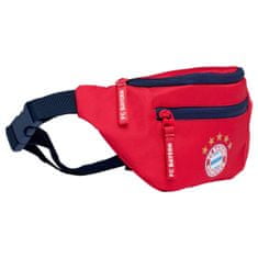 FAN SHOP SLOVAKIA Ľadvinka FC Bayern Mníchov, 2 vrecká na zips, červená, 28x8x13cm