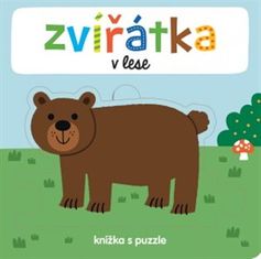 Zvieratká v lese - knižka s puzzle