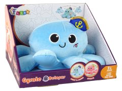 Lean-toys Maskot Chobotnica Svetlá Zvuky Modrá