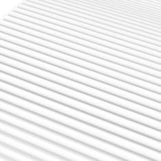 Vidaxl Penový matrac biely 90x190 cm tvrdosť H2 H3