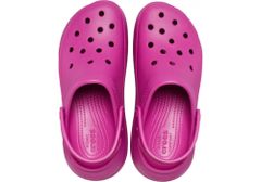 Crocs Classic Crush Clogs Unisex, 38-39 EU, M6W8, Dreváky, Šlapky, Papuče, Fuchsia Fun, Ružová, 207521-6SV