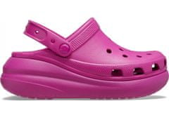 Crocs Classic Crush Clogs Unisex, 36-37 EU, M4W6, Dreváky, Šlapky, Papuče, Fuchsia Fun, Ružová, 207521-6SV