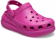 Crocs Classic Crush Clogs Unisex, 39-40 EU, M7W9, Dreváky, Šlapky, Papuče, Fuchsia Fun, Ružová, 207521-6SV