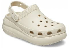 Crocs Classic Crush Clogs Unisex, 36-37 EU, M4W6, Dreváky, Šlapky, Papuče, Bone, Béžová, 207521-2Y2