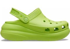 Crocs Classic Crush Clogs Unisex, 39-40 EU, M7W9, Dreváky, Šlapky, Papuče, Limeade, Zelená, 207521-3UH