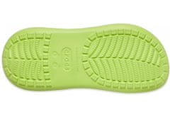 Crocs Classic Crush Clogs Unisex, 39-40 EU, M7W9, Dreváky, Šlapky, Papuče, Limeade, Zelená, 207521-3UH