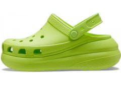 Crocs Classic Crush Clogs Unisex, 39-40 EU, M7W9, Dreváky, Šlapky, Papuče, Limeade, Zelená, 207521-3UH