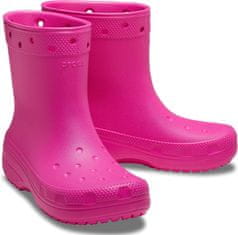 Crocs Classic Rain Boots Unisex, 38-39 EU, M6W8, Gumáky, Čižmy, Juice, Ružová, 208363-6UB