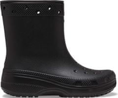 Crocs Classic Rain Boots Unisex, 39-40 EU, M7W9, Gumáky, Čižmy, Black, Čierna, 208363-001