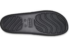 Crocs Splash Slides pre ženy, 38-39 EU, W8, Šlapky, Sandále, Papuče, Black, Čierna, 208361-001