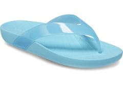 Crocs Splash Glossy Flip-Flops pre ženy, 39-40 EU, W9, Žabky, Šlapky, Papuče, Neptune, Modrá, 208534-4NP