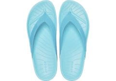 Crocs Splash Glossy Flip-Flops pre ženy, 38-39 EU, W8, Žabky, Šlapky, Papuče, Neptune, Modrá, 208534-4NP