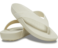 Crocs Splash Flip-Flops pre ženy, 37-38 EU, W7, Žabky, Šlapky, Papuče, Bone, Béžová, 208218-2Y2