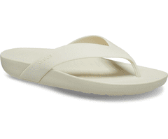 Crocs Splash Flip-Flops pre ženy, 38-39 EU, W8, Žabky, Šlapky, Papuče, Bone, Béžová, 208218-2Y2