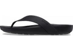 Crocs Splash Flip-Flops pre ženy, 38-39 EU, W8, Žabky, Šlapky, Papuče, Black, Čierna, 208218-001