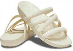 Crocs Splash Strappy Sandals pre ženy, 38-39 EU, W8, Sandále, Šlapky, Papuče, Bone, Béžová, 208217-2Y2