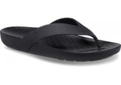 Crocs Splash Flip-Flops pre ženy, 39-40 EU, W9, Žabky, Šlapky, Papuče, Black, Čierna, 208218-001