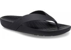 Crocs Splash Flip-Flops pre ženy, 37-38 EU, W7, Žabky, Šlapky, Papuče, Black, Čierna, 208218-001