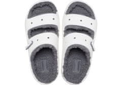 Crocs Classic Cozzzy Sandals Unisex, 42-43 EU, M9W11, Papuče, White, Biela, 207446-100