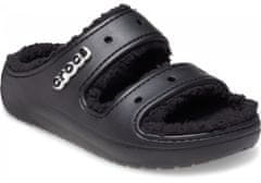 Crocs Classic Cozzzy Sandals Unisex, 43-44 EU, M10W12, Papuče, Black/Black, Čierna, 207446-060