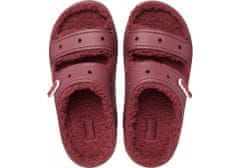 Crocs Classic Cozzzy Sandals Unisex, 36-37 EU, M4W6, Papuče, Garnet, Červená, 207446-612