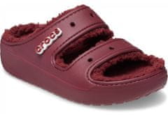 Crocs Classic Cozzzy Sandals Unisex, 36-37 EU, M4W6, Papuče, Garnet, Červená, 207446-612